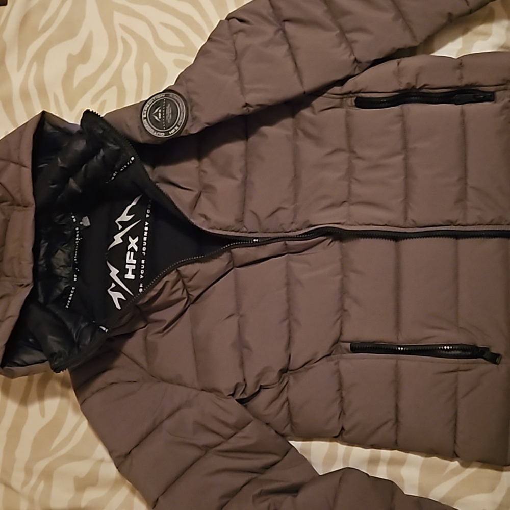 HFX Performance green puffer jacket